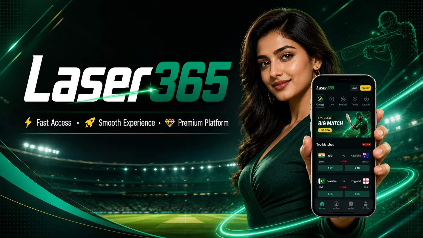 Laser365 app login and online gaming platform
